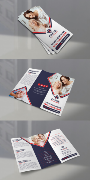 Paige Home care non-medical home care brochure | Flyer-Design von BLUE WINGS