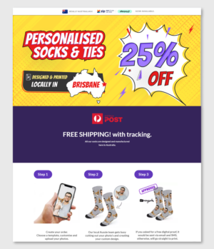 Mugsocks Website Banner Redesign | Grafik-Design von SAI DESIGNS