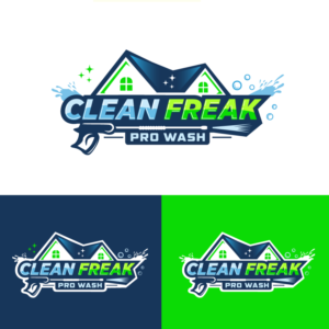 Clean Freak ProWash | Logo Design by YAZIKO