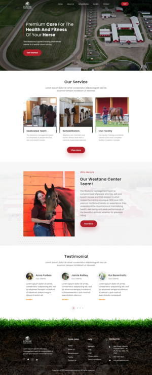 Web Design by prabir 3 for this project | Design #26506106