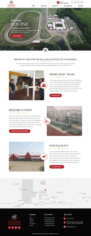 Horse Rehabilitation & Boarding Facility is looking for a new website - Design & Code | Web Design by Titan Eagle