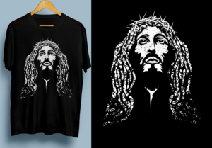 Jesus Face Seams | Graphic Design by SAI DESIGNS