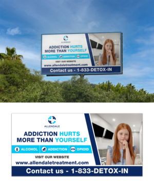 Allendale Treatment Center Billboard (Addiction / Alcohol / Opioid ) | Werbetafel-Design von ZeneFashions