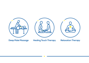 Massage business needs 3 illustrated icons designed | Illustration Design by ammar_ed