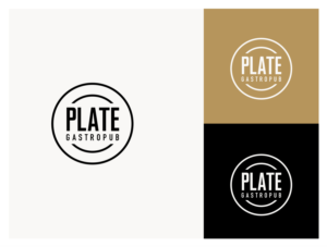 Plate Gastropub | Logo Design by wonderland