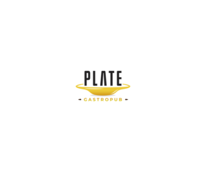 Plate Gastropub | Logo Design by Natan