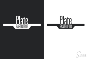 Plate Gastropub | Logo Design by InkThink by Scaurus