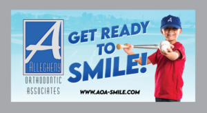 Sponsorship Banner for Little League outfield fence  | Poster Design by apolgv