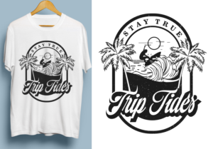 Triptides | T-shirt Design by SAI DESIGNS