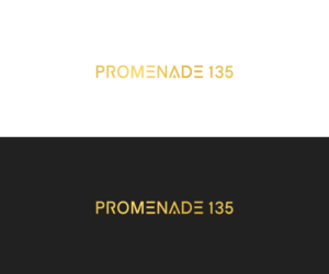 Promenade 135 OR Promenade One Thirty Five | Logo-Design von Kreative Destiny