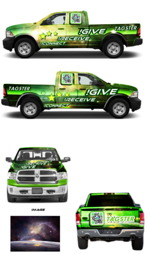 Eye Appealing Car Wrap Design for our New Application (TAGSTER) | Car Wrap Design by elveneclipse