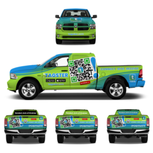 Eye Appealing Car Wrap Design for our New Application (TAGSTER) | Car Wrap Design by Yoga Tri