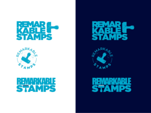 Remarkable Stamps | Logo Design by Atvento Graphics