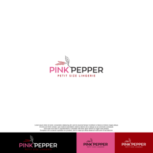 Pink Pepper - or - Pink Pepper Lingerie | Logo-Design von siti MWDesign