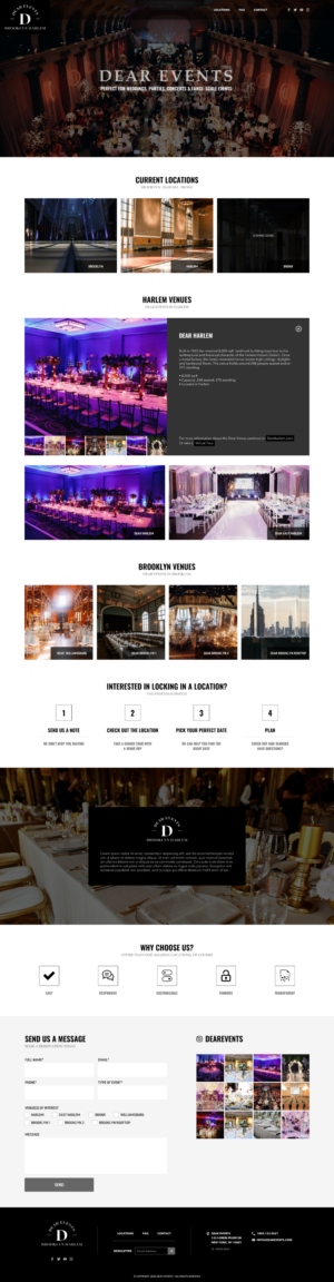 Event Space Website (clone) | Web-Design von -Marc-