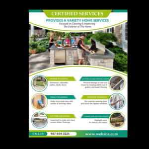 Home Services- Spring Clean Options | Flyer Design by DA.