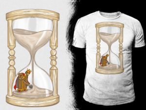 Hustle 168 - King of Time Design | T-shirt Design by Falih A