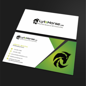 Business Card Design by Crea8iveMind for LyteHorse Labs | Design #26540402