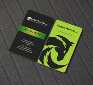 LyteHorse Business Cards | Business Card Design by chandrayaan.creative