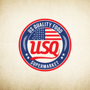 US Quality Foods Supermarket or US Quality Supermarket or US Quality Foods , all can use same abbreviation "USQ" | Logo Design by TSU Creations