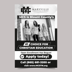 Maryville Christian School Playbill Ad | Grafik-Design von ecorokerz