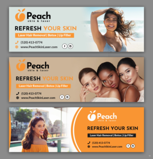 Banner-Design von pb für Peach Skin & Laser | Design #26564695