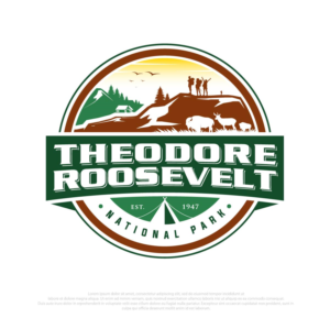 Theodore Roosevelt National Park | Logo Design by DesignLima