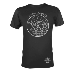 Simplistic Northern Camping T-shirt | T-shirt Design by 75-R-P-Z