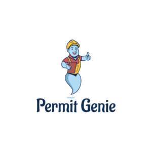 Permit Genie - Professional Permit Help for Contractors | Etikett-Design von Andylicious