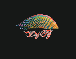 Fly Fishing T-shirt design with a Grayling back fin and "Dry Fly" text | T-Shirt-Design von ashessaha