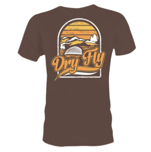 Fly Fishing T-shirt design with a Grayling back fin and "Dry Fly" text | T-Shirt-Design von 75-R-P-Z