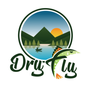 Fly Fishing T-shirt design with a Grayling back fin and "Dry Fly" text | T-Shirt-Design von SIFA 2