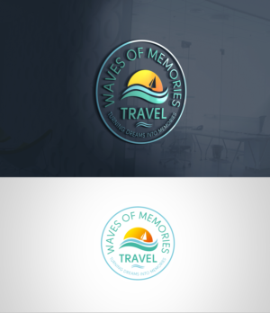 Logo Design by Taya Bright for Waves Of Memories, LLC. | Design #26615780