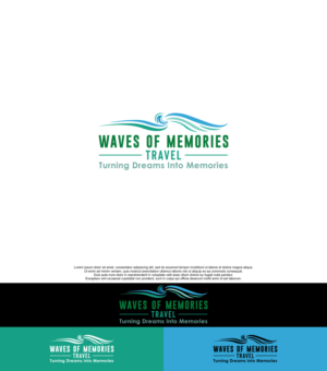 Waves Of Memories Travel  -  Turning Dreams Into Memories | Logo Design by siti MWDesign