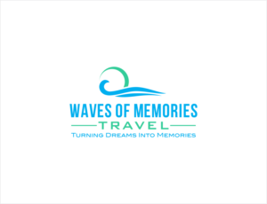 Waves Of Memories Travel  -  Turning Dreams Into Memories | Logo Design by BNdesigner