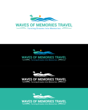 Waves Of Memories Travel  -  Turning Dreams Into Memories | Logo Design by Trestan