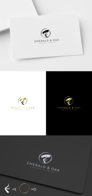 Emerald & Oak Design Studio | Logo Design by SL Designer