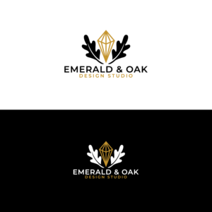 Emerald & Oak Design Studio | Logo Design by Graphic Bricks