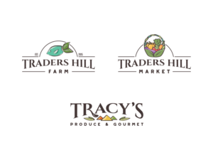 Traders Hill Farm, Traders Hill Market, Tracy's Produce & Gourmet | Logo Design by ArtTank