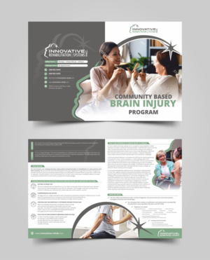 Brochure for Community-Based Therapy Company | Brochure Design by Fat Bat Man