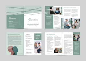 Brochure for Community-Based Therapy Company | Brochure Design by Achiver