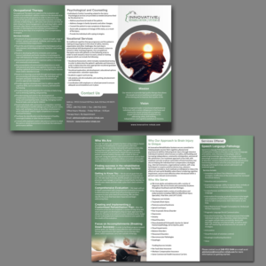 Brochure for Community-Based Therapy Company | Brochure Design by aspiremedia