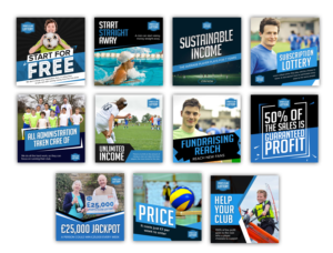 Social Media Templates for Sports Club Lottery | Grafik-Design von SAI DESIGNS