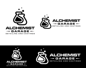 Logo Design by NDRO for alchemist garage detailing | Design #26607020