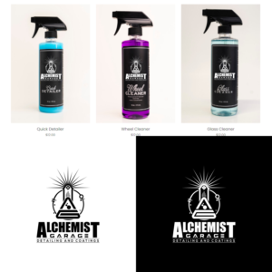 Logo Design by Alex L Junior for alchemist garage detailing | Design #26603840