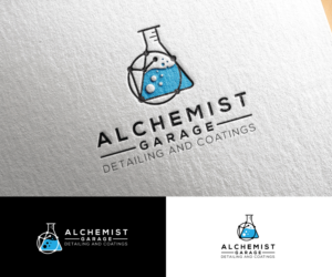 "Alchemist Garage"  "Detailing and Coatings" | Logo Design by step forward 2