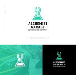 "Alchemist Garage"  "Detailing and Coatings" | Logo Design by Ng V Duc