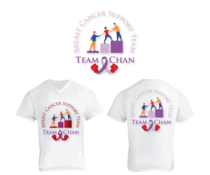 Team Chan - Breast Cancer Support Team Tee Shirt | T-shirt Design by Kalla