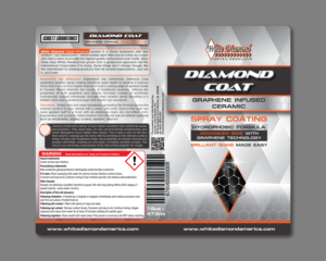 Diamond Coat Graphene Ceramic Spray Wax | Etikett-Design von vpt_creations