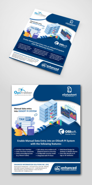 Digital Technology and Manufacturing needs a one-page brochure/flier design | Brochure Design by Fat Bat Man